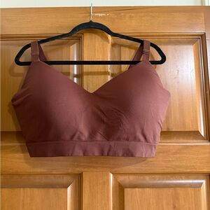 Wireless Seamless Bralette in Deep Brown. Never worn.